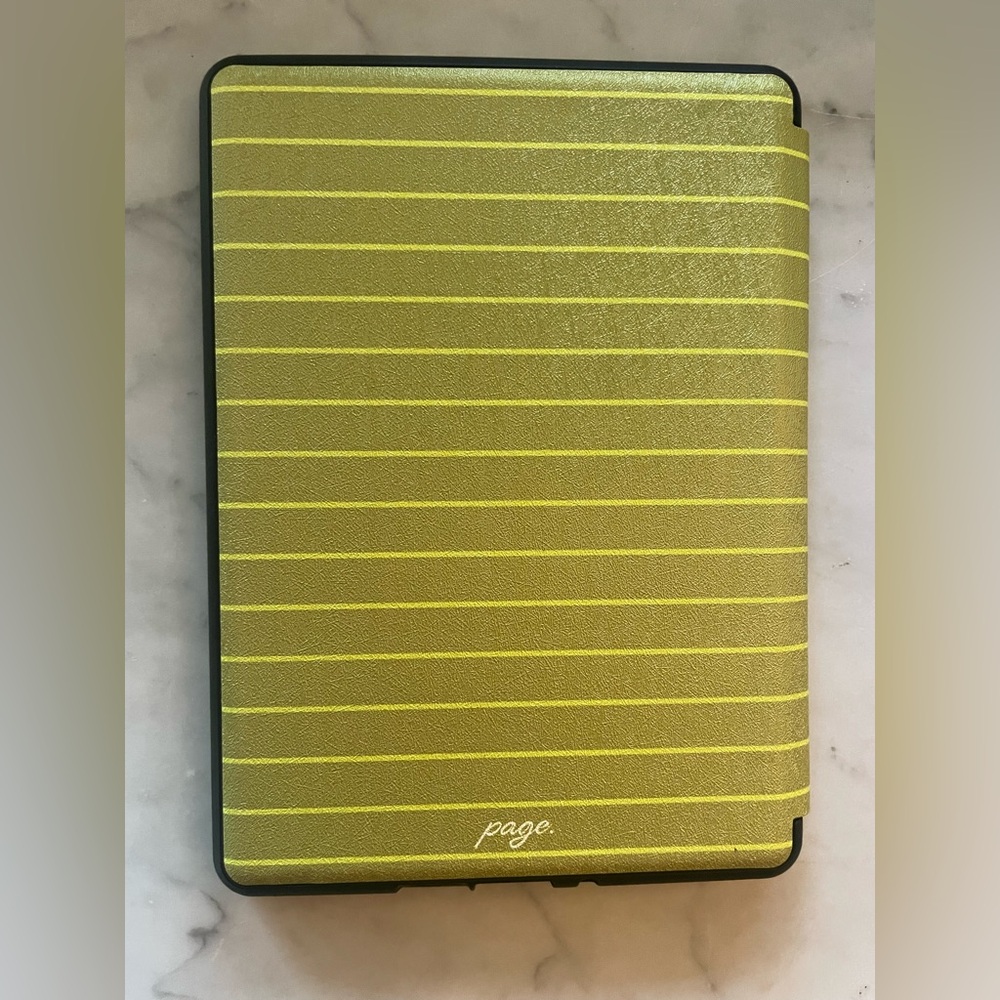 Out of Line Chartreuse Page Kindle Paperwhite 11th edition case - Picture 2 of 3